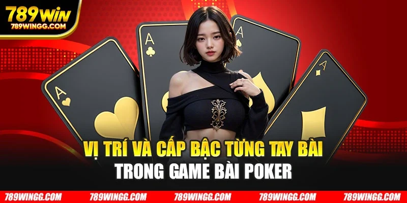 Vị trí và cấp bậc từng tay bài trong game bài poker