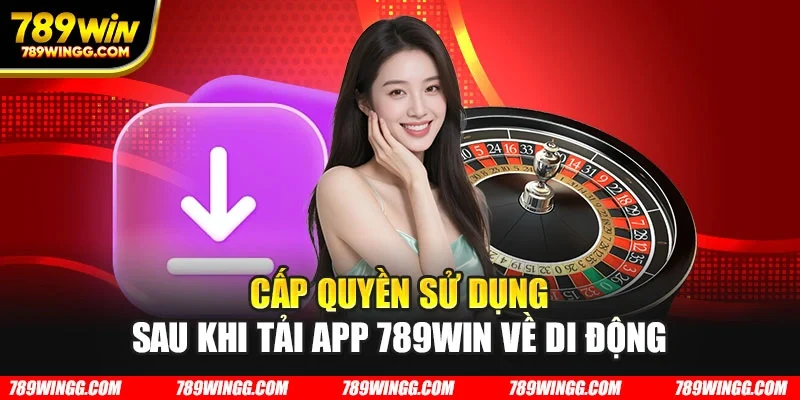 Cấp quyền sử dụng sau khi tải app 789WIN về di động